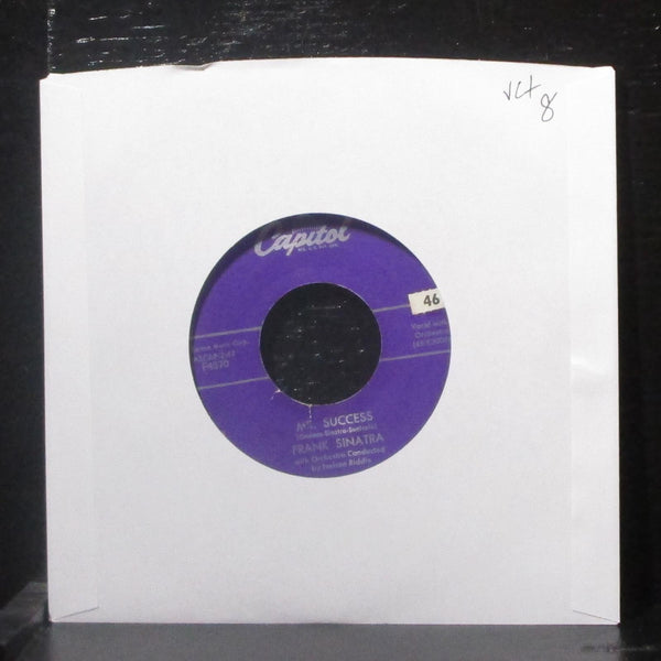 Frank Sinatra - Mr. Success / Sleep Warm 7" VG+ Vinyl 45 Capitol F4070 USA 1958 - Shuga Records
