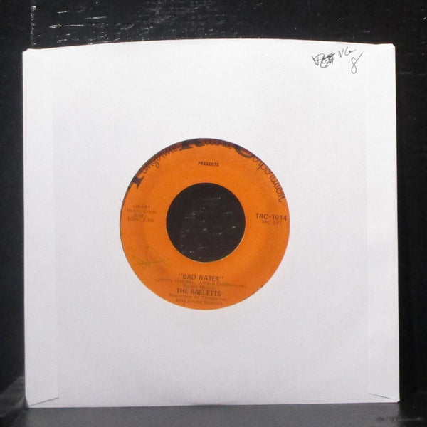 The Raeletts - Bad Water / That Goes To Show You 7" VG Vinyl 45 TRC-1014 USA - Shuga Records