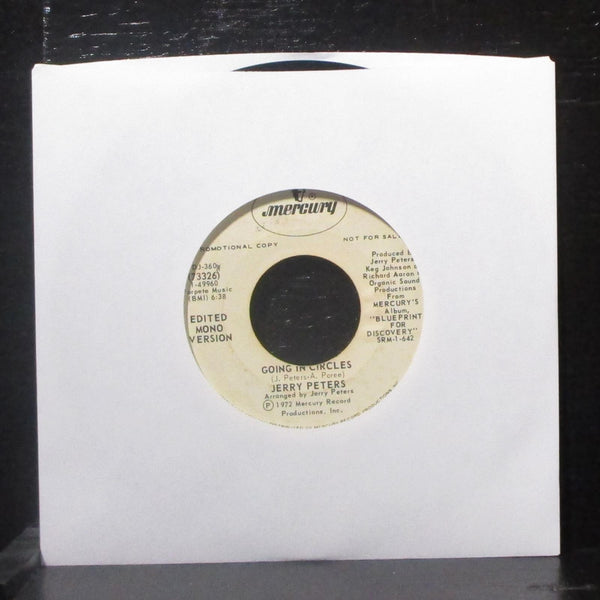 Jerry Peters - If You Leave Me Now 7" VG Promo Vinyl 45 Mercury 73326 USA 1972 - Shuga Records