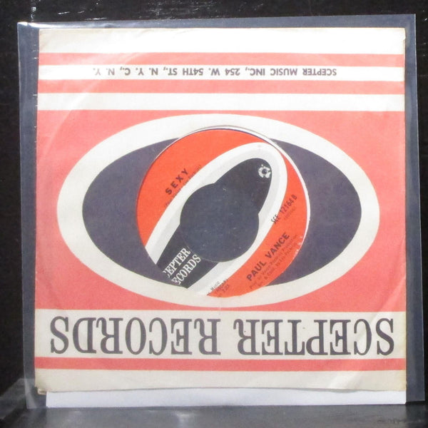 Paul Vance - Dommage Dommage (Too Bad, Too Bad) / Sexy 7" VG+ Vinyl 45 SCE 17164 - Shuga Records