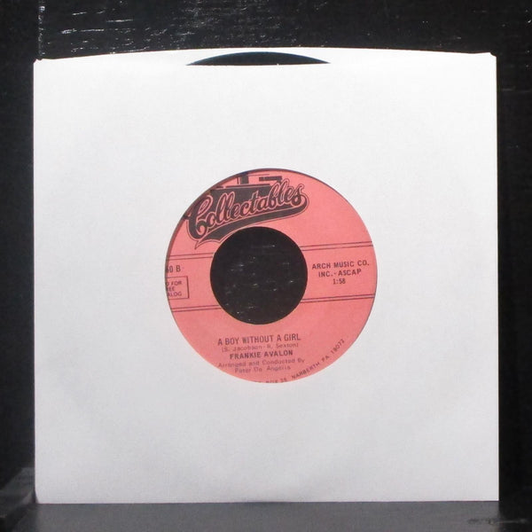 Frankie Avalon - Bobby Sox To Stockings 7" VG+ Vinyl 45 Collectables C 1160 USA - Shuga Records