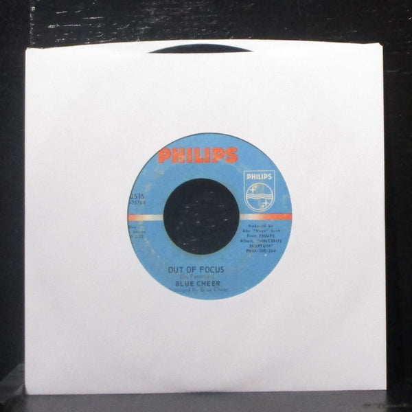 Blue Cheer - Summertime Blues / Out Of Focus 7" VG+ Vinyl 45 Philips 40516 USA - Shuga Records