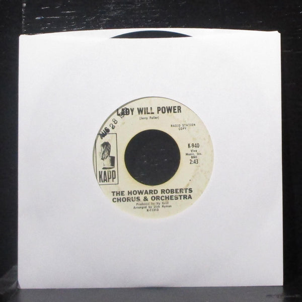 Howard Roberts Chorus & Orchestra - Lady Will Power 7" VG Vinyl 45 Kapp K-940 - Shuga Records