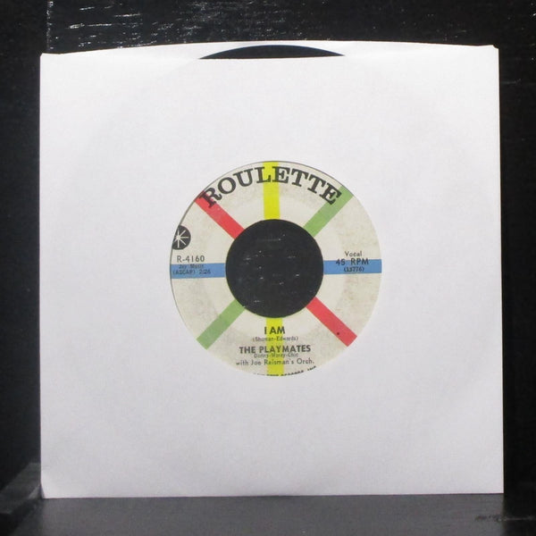 The Playmates - What Is Love? / I Am 7" VG Vinyl 45 Roulette R-4160 USA 1959 - Shuga Records