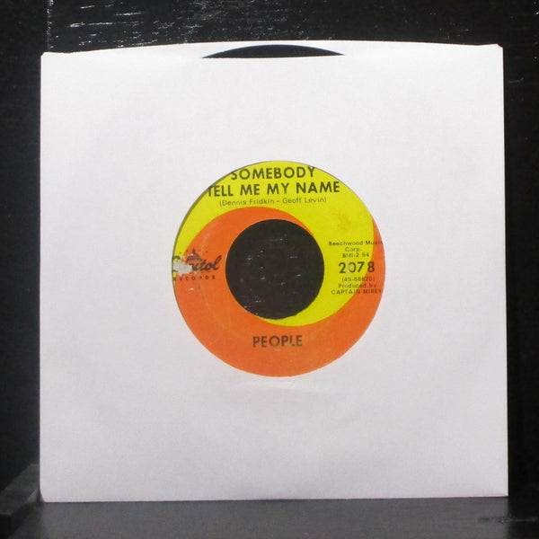 People - I Love You / Somebody Tell Me My Name 7" VG Vinyl 45 Capitol 2078 USA - Shuga Records