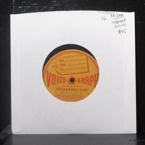 Uknown Artist - Untitled 6" VG Vinyl 78 Voice-o-gram USA - Shuga Records