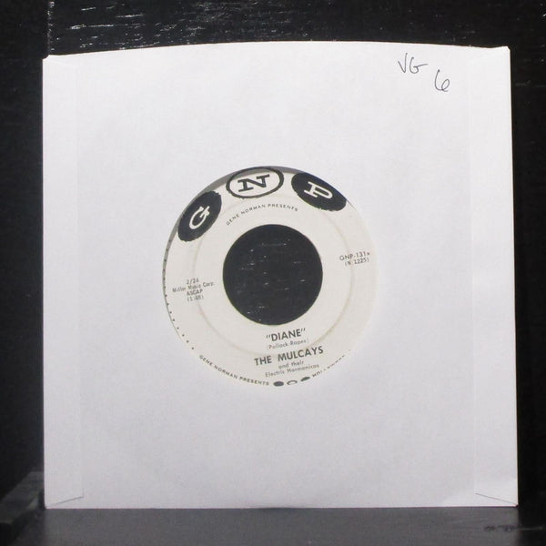 Mulcays & Electric Harmonicas - Diane / My Happiness 7" VG Vinyl 45 GNP-131 USA - Shuga Records
