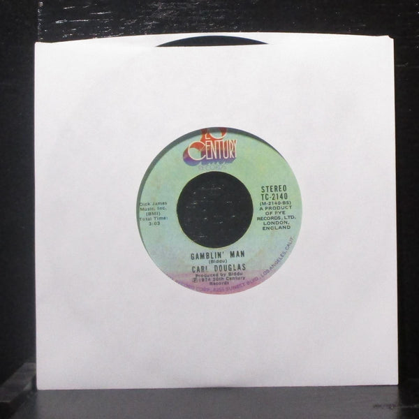 Carl Douglas - Kung Fu Fighting / Gamblin' Man 7" VG Vinyl 45 TC-2140 USA 1974 - Shuga Records