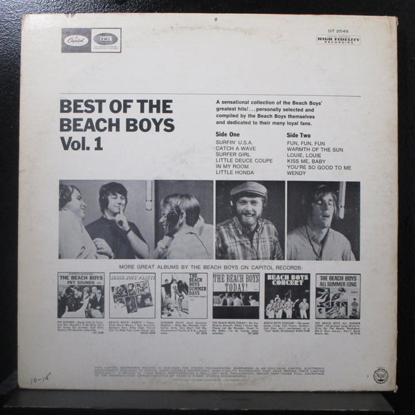 The Beach Boys - Best Of The Beach Boys LP VG DT-2545 Vinyl Brian Wilson Signed - Shuga Records