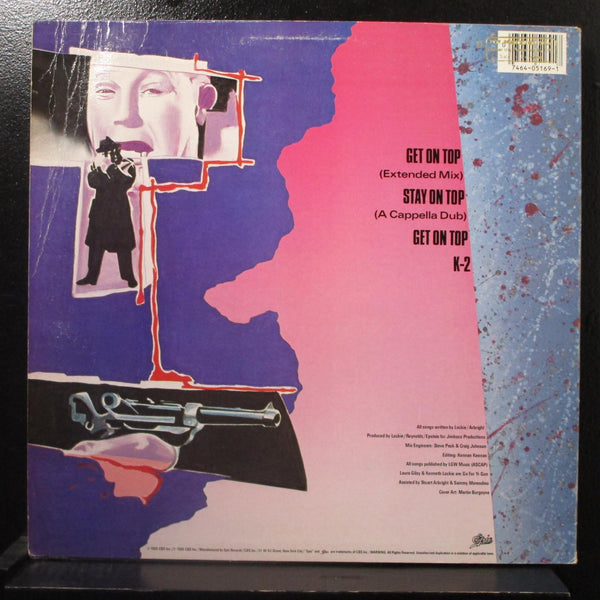 Go For Yr Gun - Get On Top 12" Mint- 49 05169 USA 1985 Promo Vinyl Record - Shuga Records