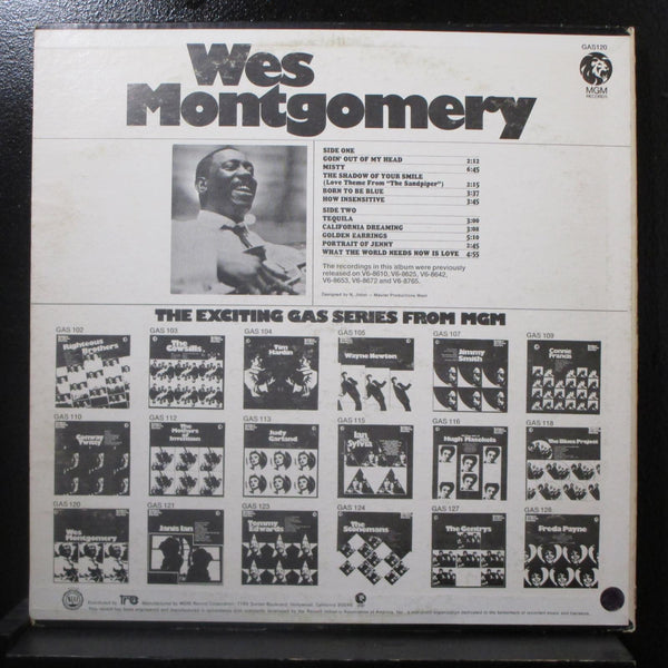 Wes Montgomery - Wes Montgomery LP VG+ GAS 120 MGM 1970 USA Vinyl Record - Shuga Records