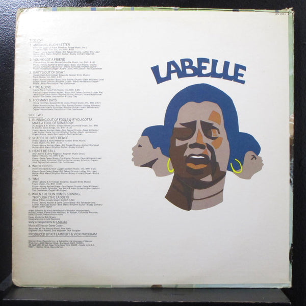 LaBelle - Labelle LP VG+ WS 1943 Green Labels 1971 USA Vinyl Record - Shuga Records