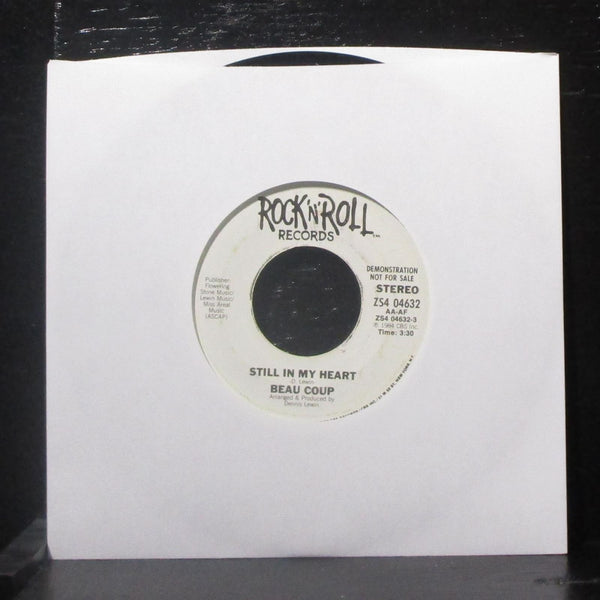 Beau Coup - Still In My Heart 7" VG+ Promo Vinyl 45 ZS4 04632 USA 1984 - Shuga Records