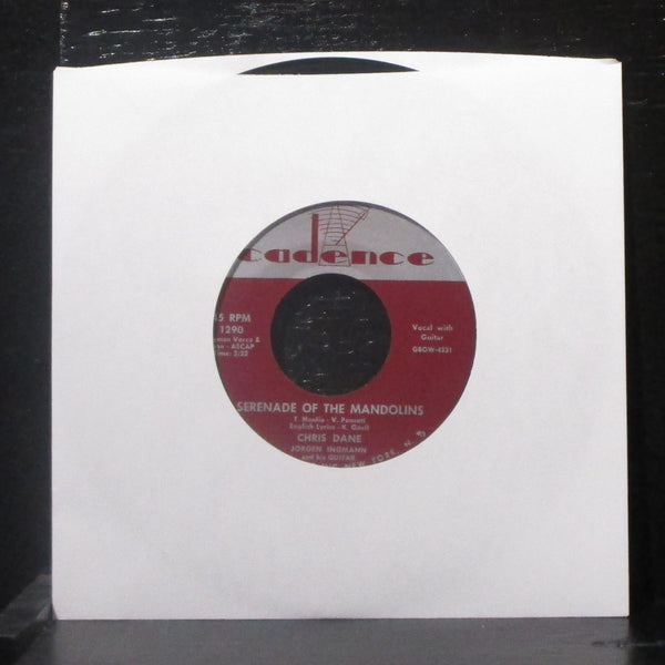 Chris Dane - My Isle Of Golden Dreams 7" Mint- Vinyl 45 Cadence 1290 USA 1956 - Shuga Records