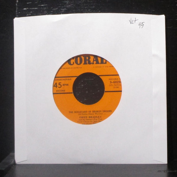 Owen Bradley & His Sextet - The Petite Waltz 7" VG+ Vinyl 45 Coral 9-60294 USA - Shuga Records