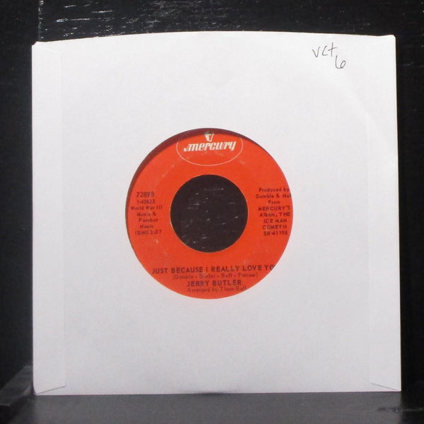 Jerry Butler - Only The Strong Survive 7" VG+ Vinyl 45 Mercury 72898 USA 1969 - Shuga Records