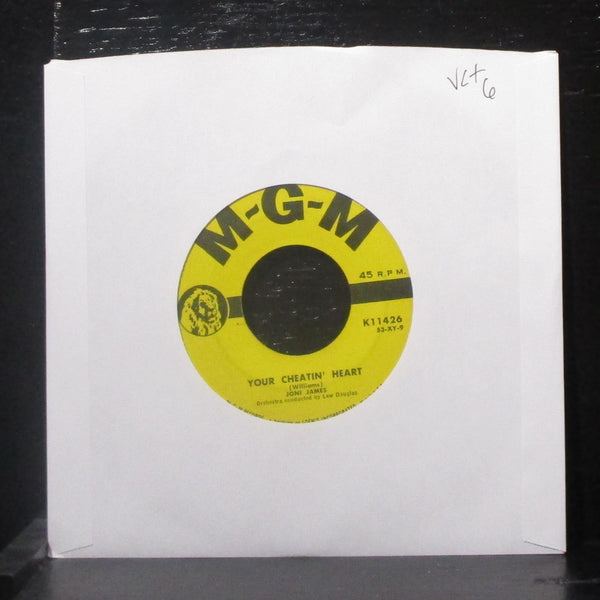 Joni James - Your Cheatin' Heart / I'll Be Waiting For You 7" VG+ Vinyl 45 MGM - Shuga Records