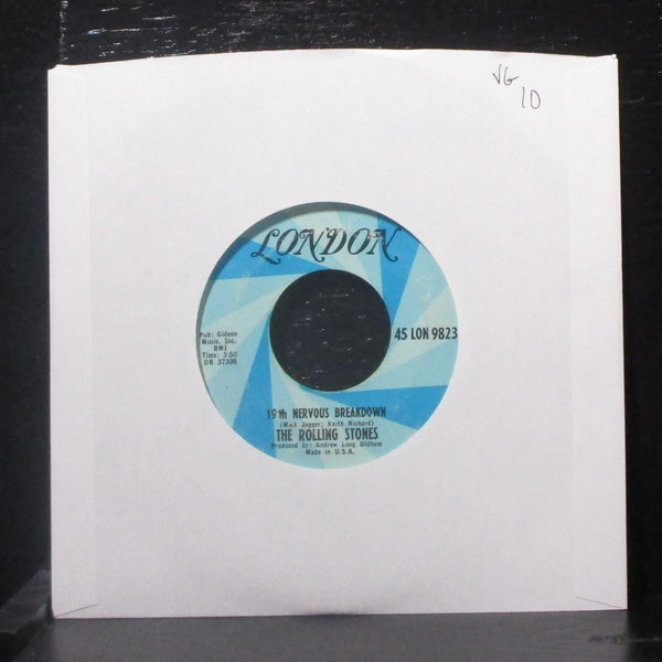 The Rolling Stones - 19th Nervous Breakdown / Sad Day 7" VG Vinyl 45 LON 9823 - Shuga Records