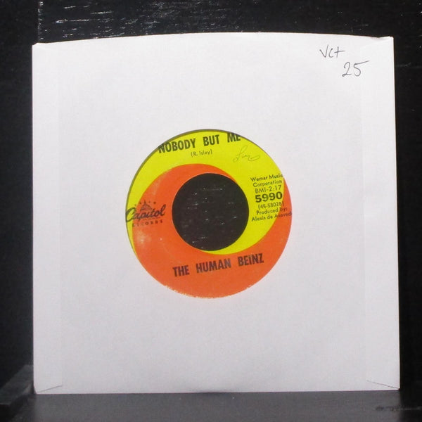 The Human Beinz - Nobody But Me / Sueno 7" VG+ Vinyl 45 Capitol 5990 USA 1967 - Shuga Records