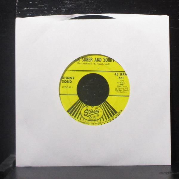 Johnny Bond - The Man Who Comes Around 7" VG+ Vinyl 45 Starday 721 USA 1965 - Shuga Records