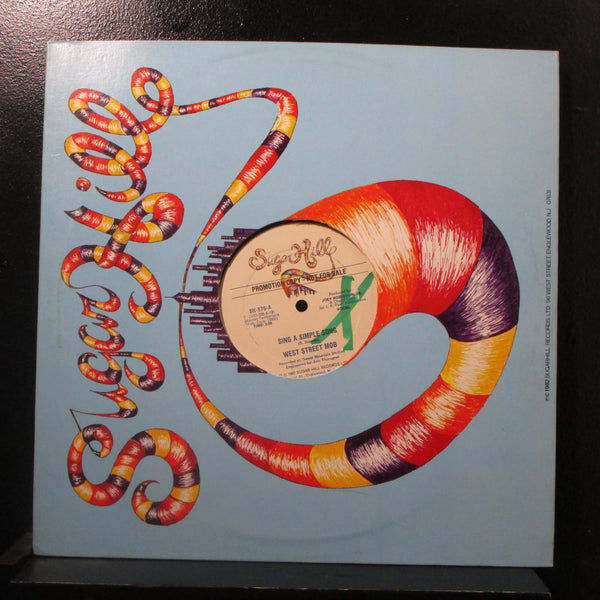 West Street Mob - Sing A Simple Song / Another Muther For Ya 12" Mint- SH-576 - Shuga Records