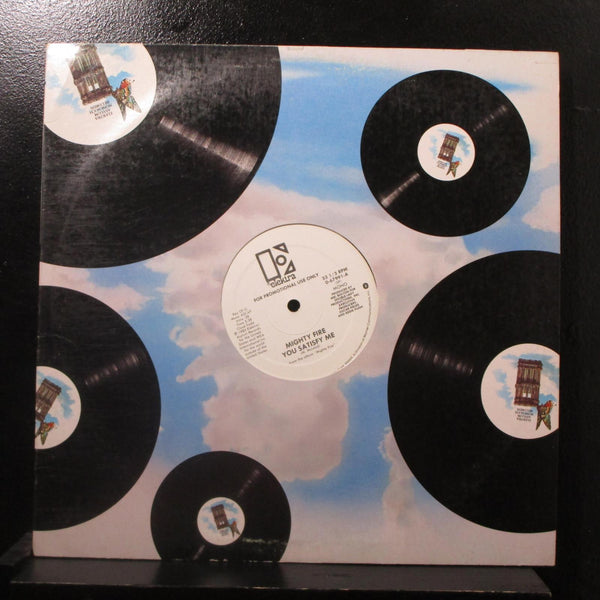 Mighty Fire - You Satisfy Me 12" Mint- 0-67991 White Promo 1982 USA Vinyl Record - Shuga Records