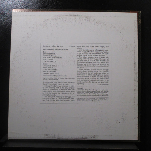 Earl Scruggs - Dueling banjos LP Mint- C 32268 Columbia 1973 USA Vinyl Record - Shuga Records