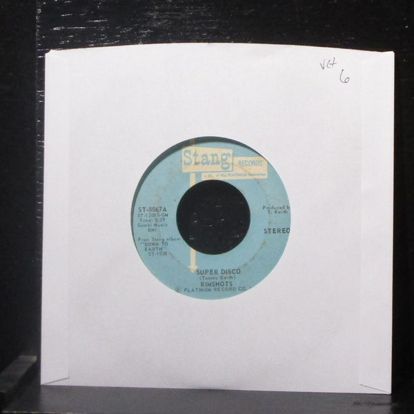Rimshots - Super Disco / Groove Bus 7" VG+ Vinyl 45 Stang ST-5067 USA 1976 - Shuga Records
