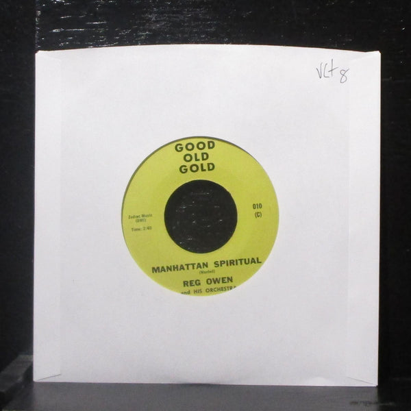 Reg Owen - Manhattan Spiritual 7" VG+ Vinyl 45 Good Old Gold 010 USA - Shuga Records