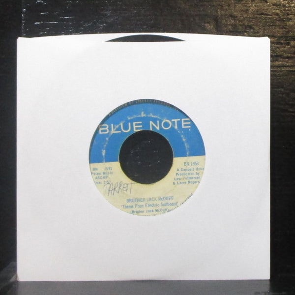 Brother Jack McDuff - Down Home Style 7" VG Vinyl 45 Blue Note BN 1953 USA - Shuga Records