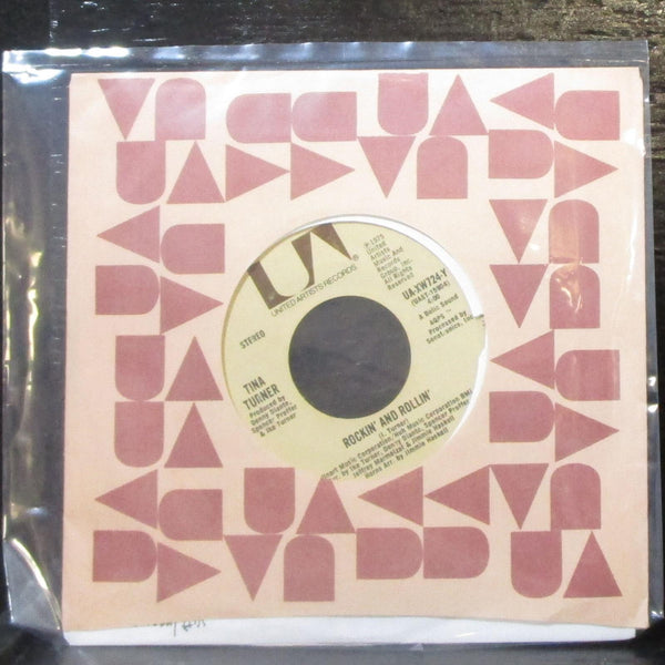 Tina Turner - Whole Lotta Love / Rockin' And Rollin' 7" VG+ Vinyl 45 UA-XW724-Y - Shuga Records