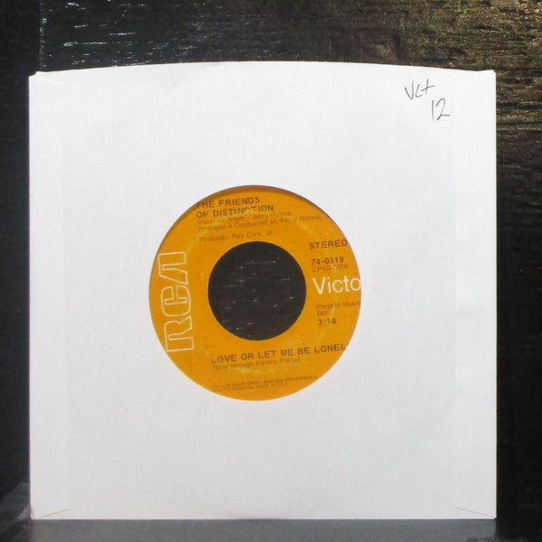 Friends of Distinction - Love Or Let Me Be Lonely 7" VG+ Vinyl 45 RCA 74-0319 - Shuga Records