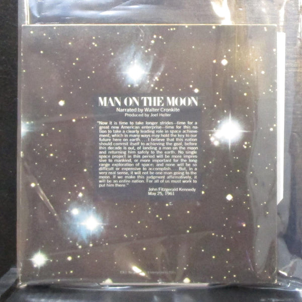 Walter Cronkite - Man On The Moon 7" VG+ Vinyl 33 CBS 1969 - Shuga Records