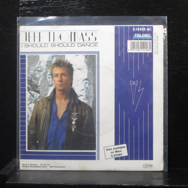 Jeff Thomass - I Should Should Dance 7" VG+ 6.14458 Germany 1985 Vinyl 45 - Shuga Records