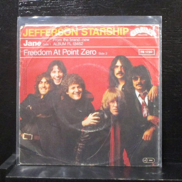 Jefferson Starship - Jane / Freedom At Point Zero 7" VG+ FB 1750 Germany Vinyl - Shuga Records