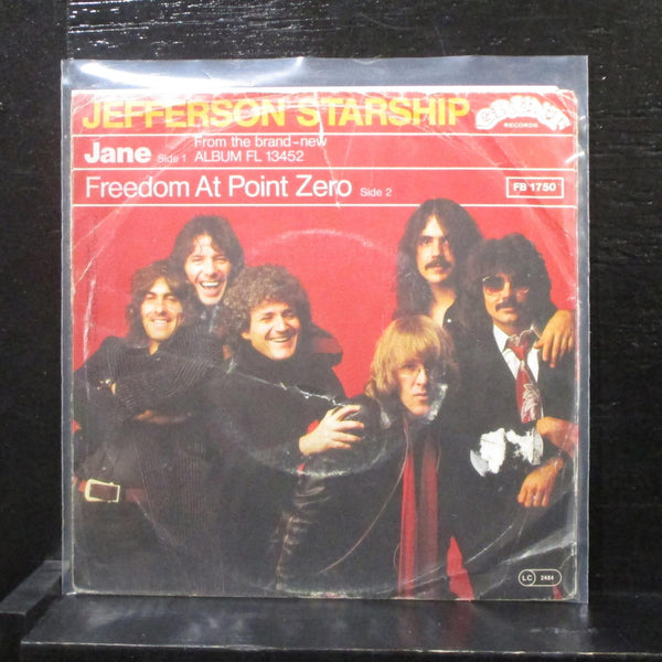 Jefferson Starship - Jane / Freedom At Point Zero 7" VG+ FB 1750 Germany Vinyl - Shuga Records