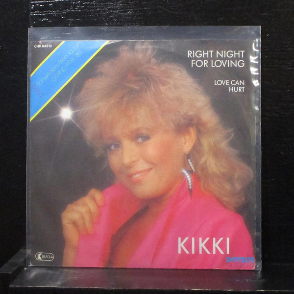 Kikki - Right Night For Lovin' 7" VG+ CHR 84812 Germany 1985 Vinyl 45 - Shuga Records