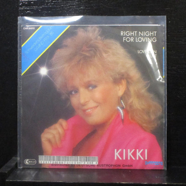 Kikki - Right Night For Lovin' 7" VG+ CHR 84812 Germany 1985 Vinyl 45 - Shuga Records