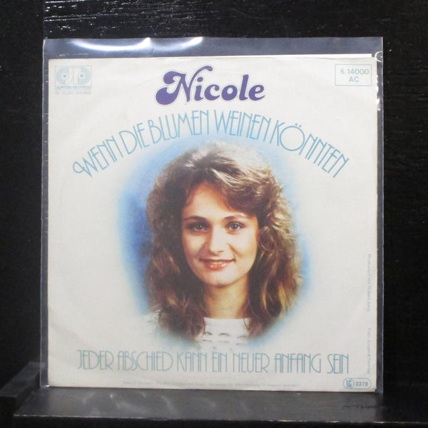 Nicole - Wenn Die Blumen Weinen Konnten 7" VG+ 6.14 000 Germany Vinyl 45 - Shuga Records