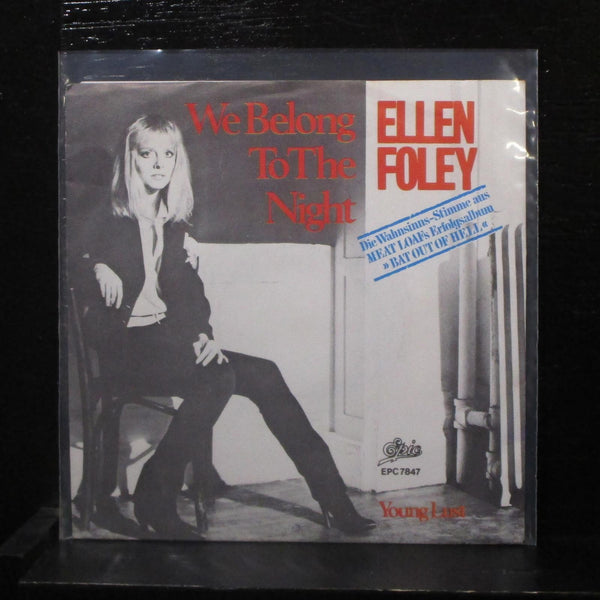 Ellen Foley - We Belong To The Night 7" Mint- EPCS7847 Germany 1979 Vinyl 45 - Shuga Records