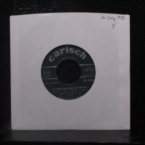 Peppino Di Capri - At Capri You'll Find Fortune 7" VG VCA 26085 Italy 1960 Vinyl - Shuga Records