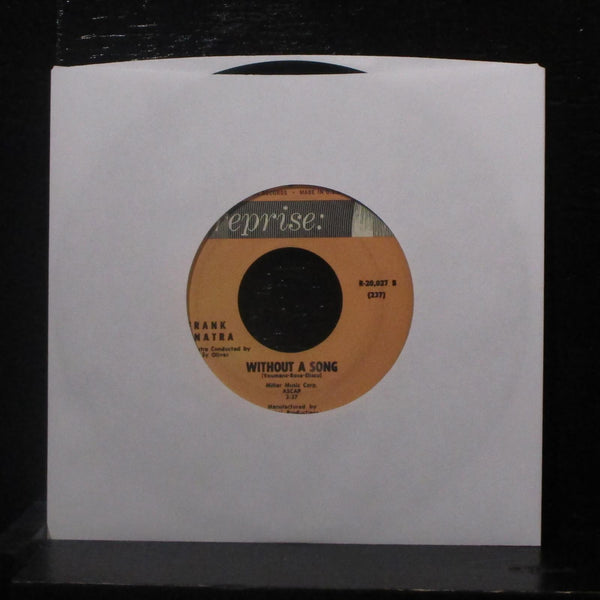 Frank Sinatra - It Started All Over Again / Without A Song 7" VG+ R-20,027 Vinyl - Shuga Records