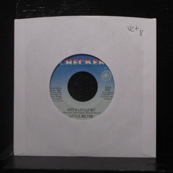 Little Milton - Just A Little Bit / Spring 7" VG+ 1217 Checker 1969 Vinyl 45 - Shuga Records
