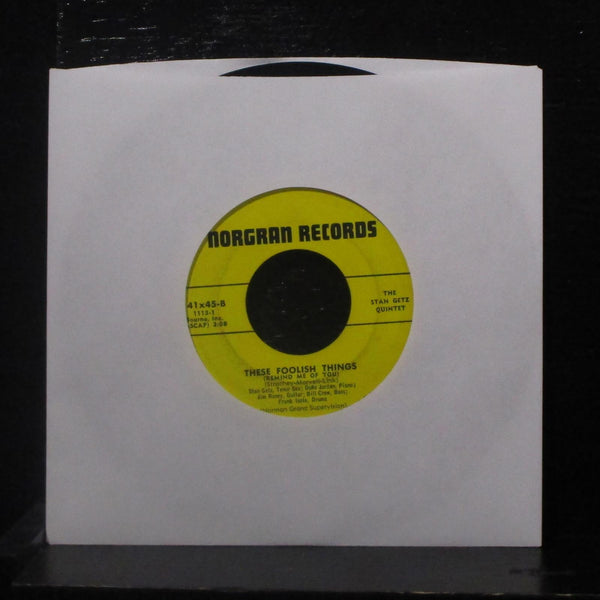The Stan Getz Quintet - Hymn To The Orient / These Foolish Things 7" VG+ 141x45 - Shuga Records