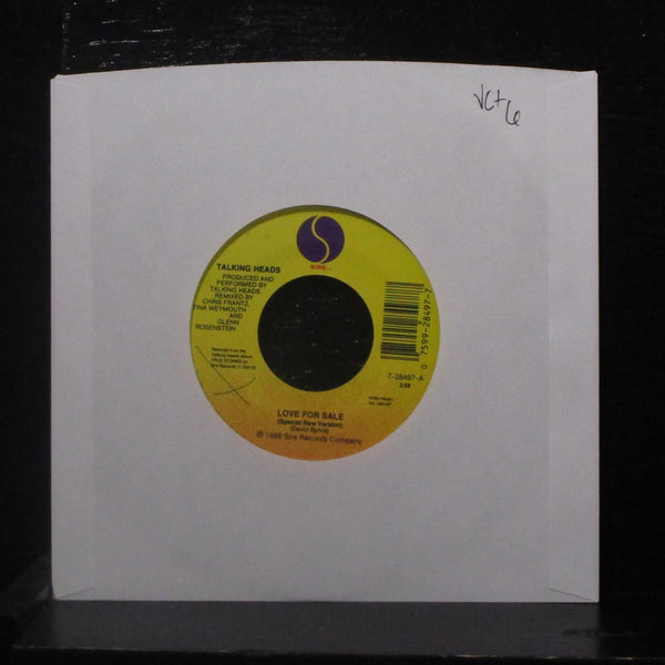 Talking Heads - Love For Sale / Hey Now (Kids Mix) 7" VG+ 7-28497 Sire Vinyl 45 - Shuga Records