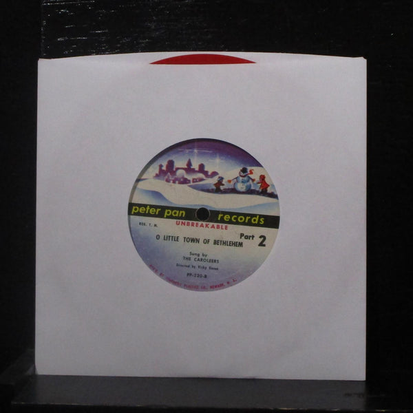 The Caroleers And Mort Lawrence - Jingle Bells 7" VG PP-220 Red Vinyl 78 RPM - Shuga Records