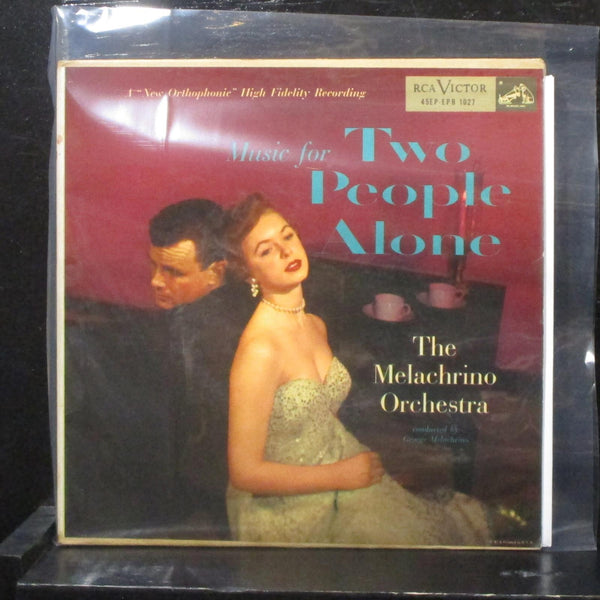 The Melanchrino Orchestra - Music For Two People Alone 2 7" VG+ 547-0379 Mono - Shuga Records
