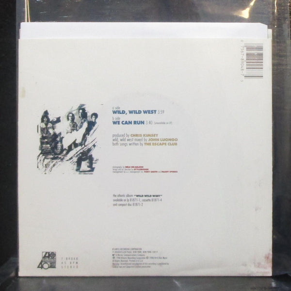 Escape Club - Wild, Wild West / We Can Run 7" Mint- Vinyl 45 Atlantic 7-89048 - Shuga Records