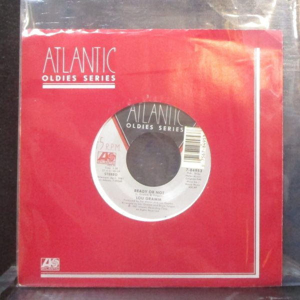 Lou Gramm - Ready Or Not / Midnight Blue 7" Mint- Promo Vinyl 45 Atlantic - Shuga Records