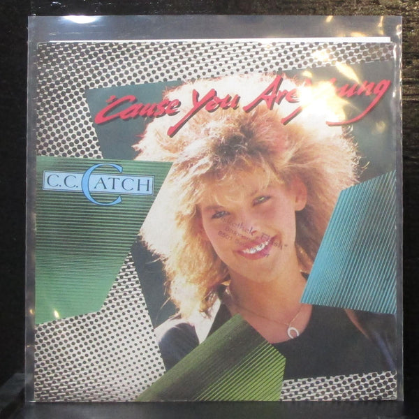 C.C. Catch - 'Cause You Are Young 7" VG+ Vinyl 45 Hansa 107 885 Germany 1986 - Shuga Records